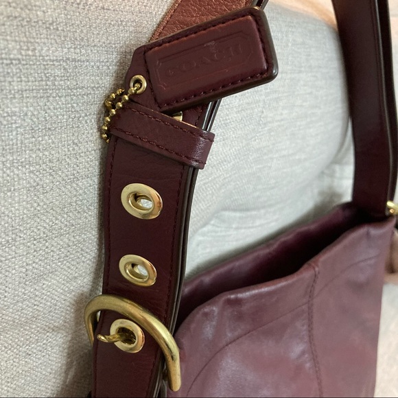 👜Authentic Vintage COACH 100% Leather Hobo Bag👜 - Picture 2 of 7